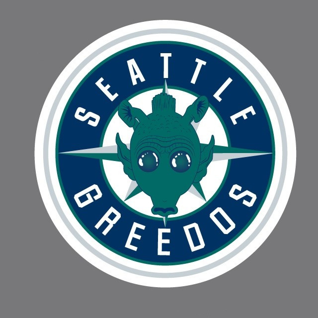 Seattle Mariners Star Wars Logo fabric transfer